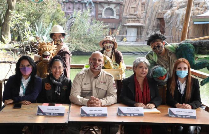 Reciclarán hasta cinco mil árboles navideños, el Ayuntamiento de Puebla y Africam Safari.