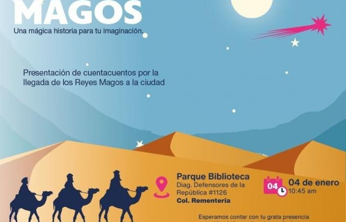 Habrá cuenta cuentos en parque Biblioteca por Día de Reyes.