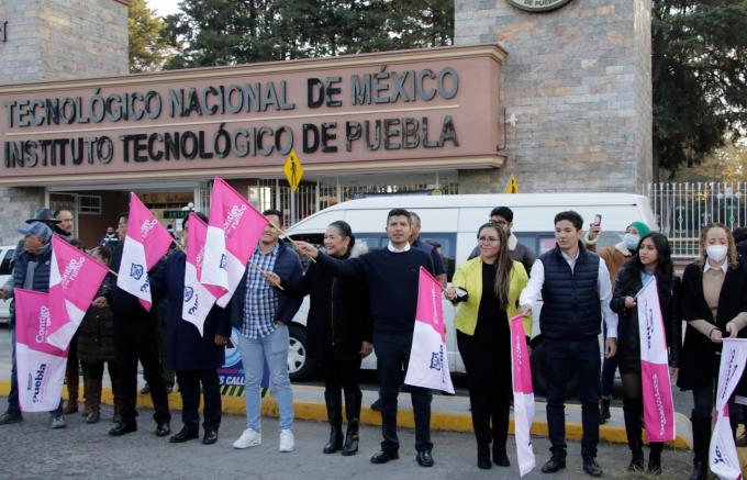 Entrega el alcalde Eduardo Rivera la rehabilitación vial de la avenida Tecnológico
