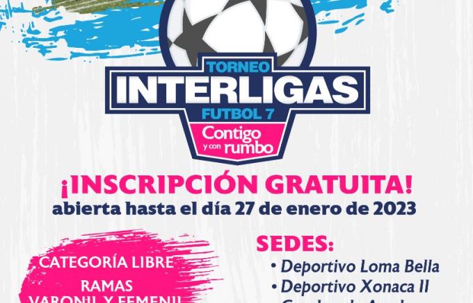 Llega al municipio de Puebla el Primer Torneo Interligas, Fútbol 7