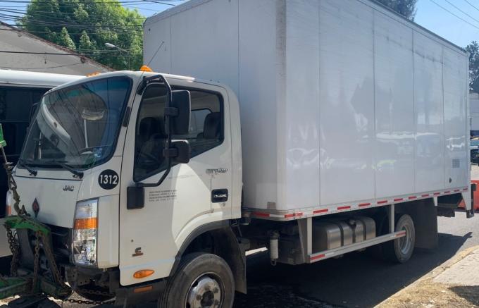 Recupera Policía municipal de Puebla un camión, propiedad de una tienda departamental