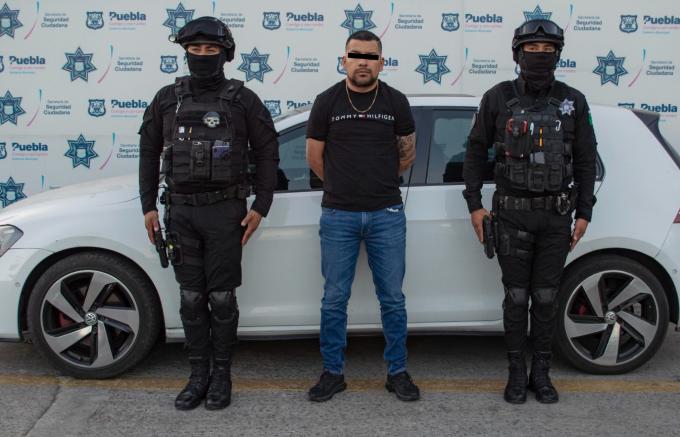 Policía municipal de Puebla detiene a “El Chino”, integrante de la banda de “Los Lampones”