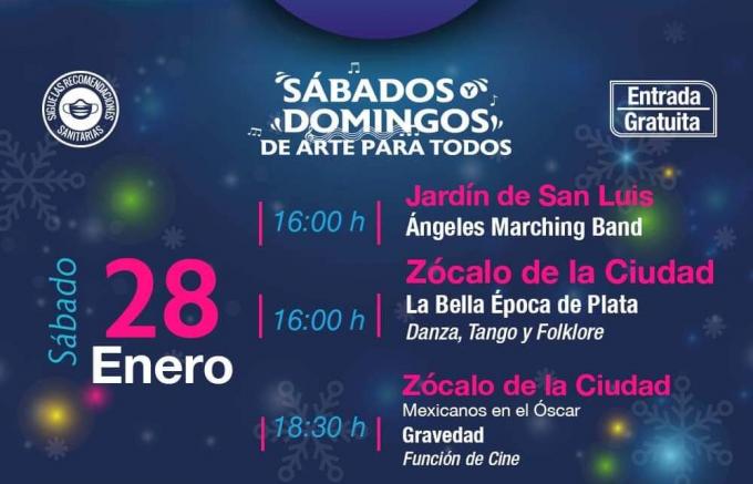 Anuncia Imacp cartelera cultural y artística para este fin de semana