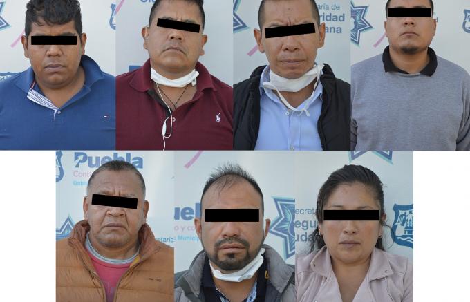 Detiene Policía Municipal de Puebla a integrantes de la banda delictiva "Los Cubanos"