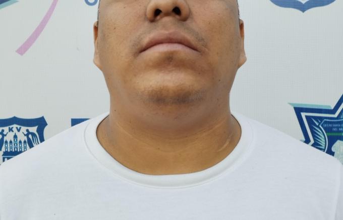 "El Vocho" en posesión de drogas es detenido por la Policía Municipal de Puebla