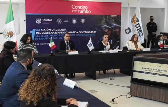 Academia Municipal de Policía de Puebla fue sede de la sesión de la CARC