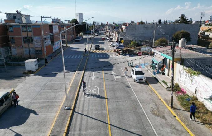 Ayuntamiento de Puebla entrega calle rehabilitada en San Ramón.
