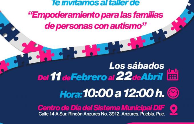 SMDIF desarrolla proyecto de capacitación para cuidadores y familiares de personas con autismo