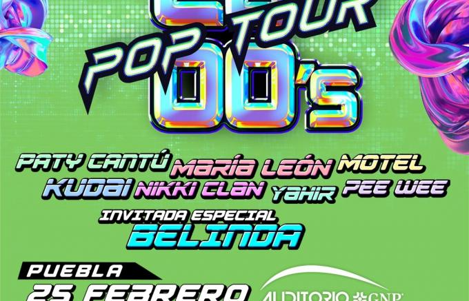 El 2000’s Pop Tour arribará al Auditorio GNP Seguros el 25 de febrero