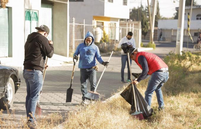 Encabeza Edmundo Tlatehui la tercera jornada San Andrés es mi casa y lo la limpio”