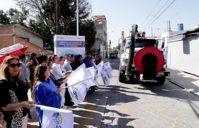 Se pone en marcha la Jornada de Limpieza de Redes Hidrosanitarias en San Andrés Cholula