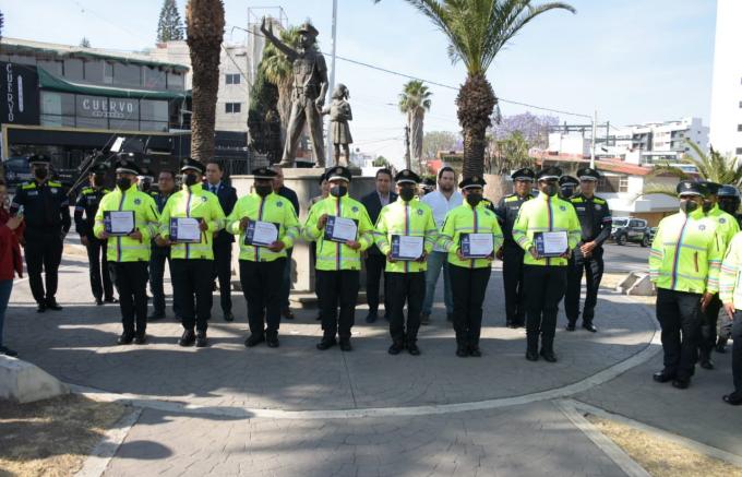 SSC, CCE y Canirac reconocen la labor de la Policía Municipal de Puebla