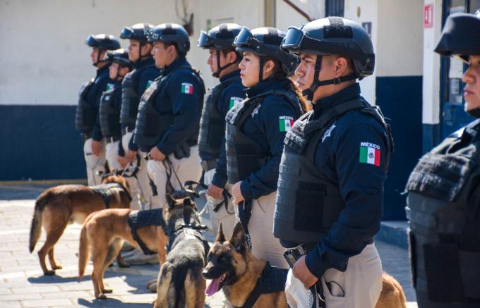 La SSC de Puebla rindió homenaje póstumo a ejemplar canino especializado en la detección de narcóticos