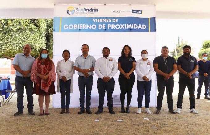 El Ayuntamiento de San Andrés Cholula implementó la jornada "Viernes de Gobierno de Proximidad"
