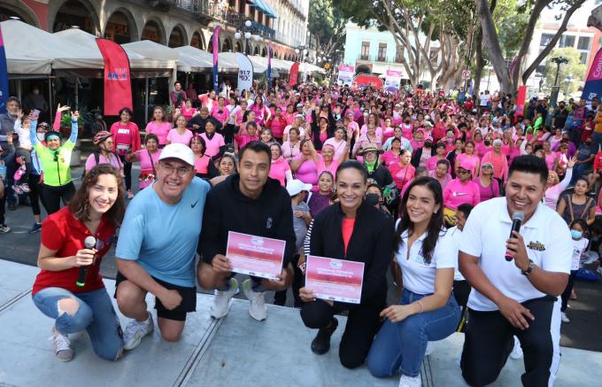 Más de 6 mil personas se pusieron en Modo Saludable en Puebla capital.
