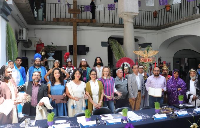 Ayuntamiento de Puebla impulsa la difusión de las representaciones religiosas de Semana Santa