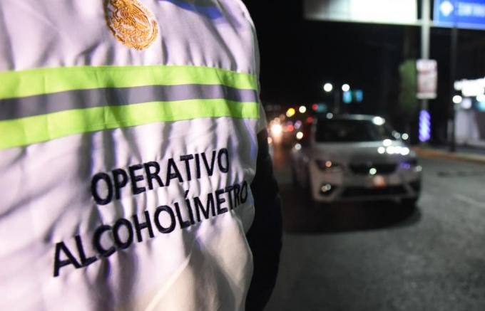 Aplicación de alcoholímetro en Tlaxcala Capital