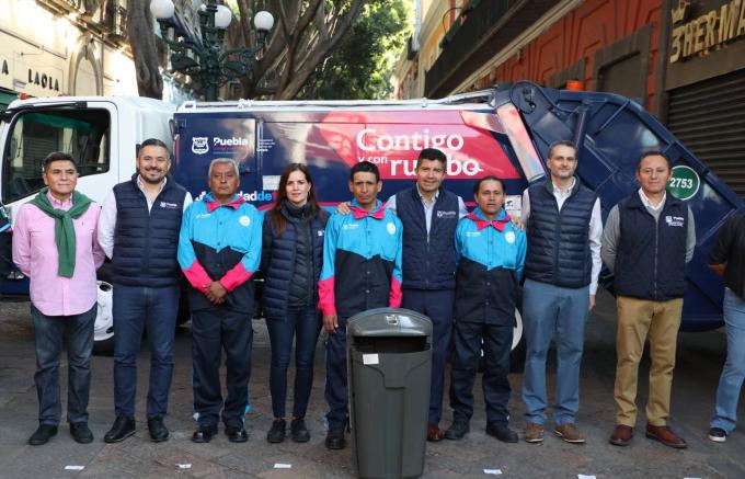 Recolección dominical de basura y más botes papeleros para el Centro Histórico