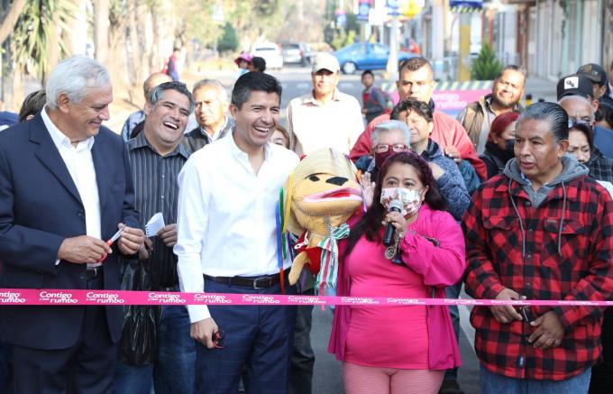 Entrega el Ayuntamiento de Puebla la rehabilitación vial del bulevar Monterrey
