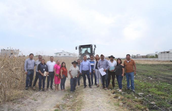 Se apertura la calle 20 Sur en la junta auxiliar San Bernandino Tlaxcalancingo