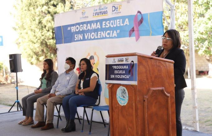 Encabeza Guadalupe Cuautle la sexta edición de "Escuela Sin Violencia"