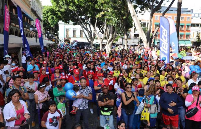 Mas de 2 mil 500 personas disfrutaron de Aventurarte, el festejo del Día del Niño y la Niña organizado por el SMDIF Puebla