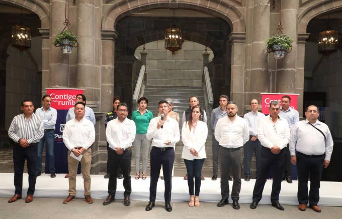 Anuncian obras de rehabilitación en calles del Centro Histórico de Puebla el 8 de Mayo