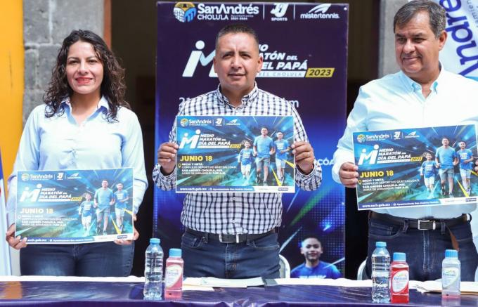 Presentó Edmundo Tlatehui el Medio Maratón del Día del Papá a realizarse el 18 de junio