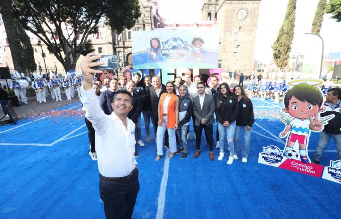 Presentan la imagen oficial del campeonato mundial de fútbol 7 Puebla 2023