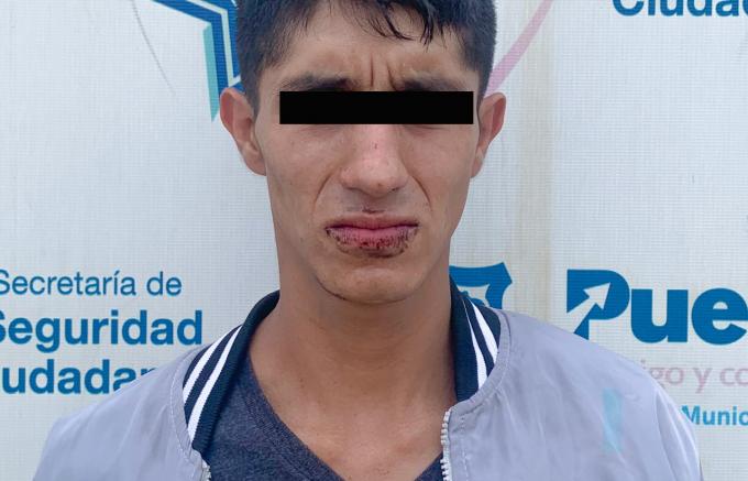 Un integrante más de la banda de "la pepa” es detenido por la Policía Municipal de Puebla