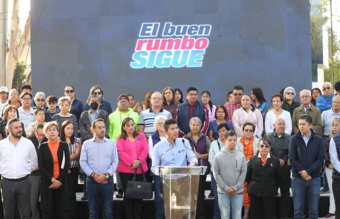 El buen rumbo sigue en Puebla a 600 días de trabajo