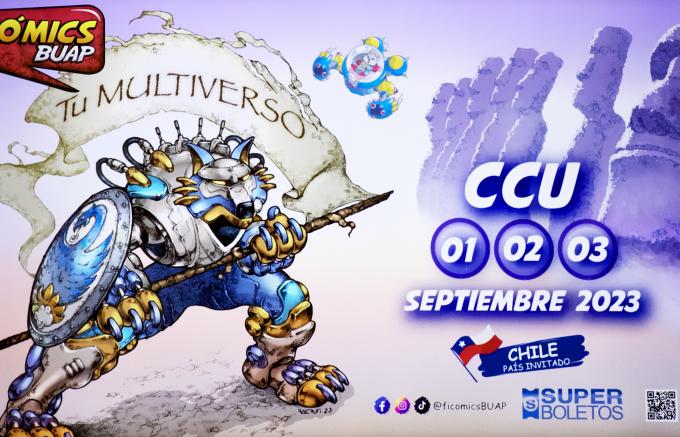 Anuncian la cuarta edición de Ficómics BUAP 2023