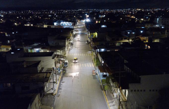Ayuntamiento de Puebla avanza en acciones de iluminación en dos terceras partes del municipio