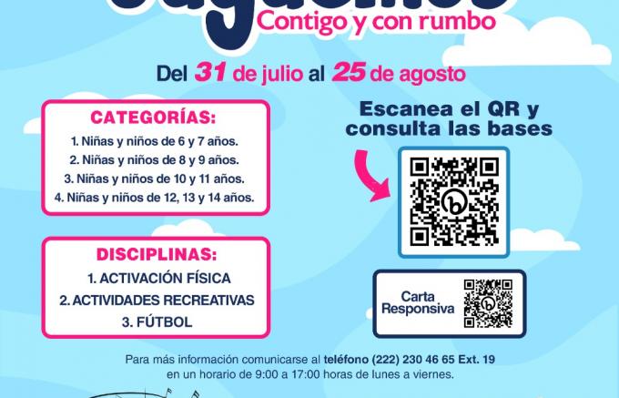Deporte Municipal oferta cursos de verano “Juguemos Contigo y Con Rumbo 2023”