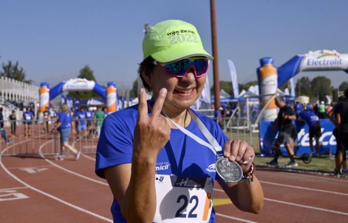 La Rectora Lilia Cedillo participa en el Medio Maratón del Día del Padre San Andrés Cholula 2023