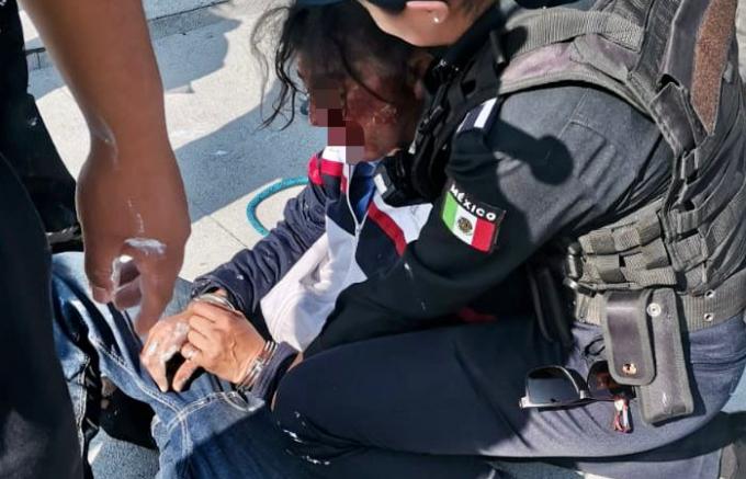 Acción de la Policía de Tlaxcala Capital impide un siniestro