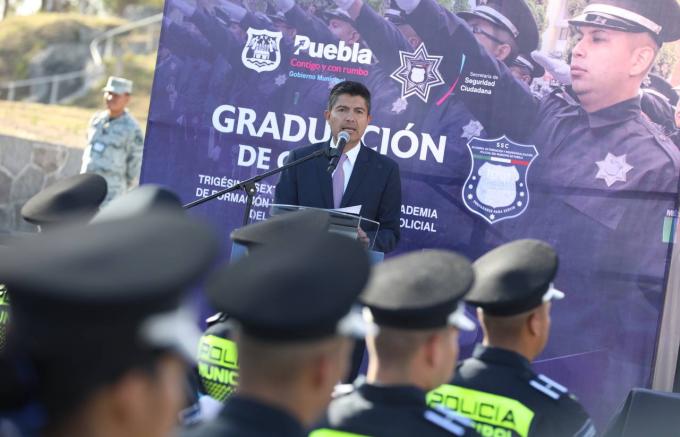 Puebla capital fortalece el cuerpo de seguridad con 61 nuevos policías