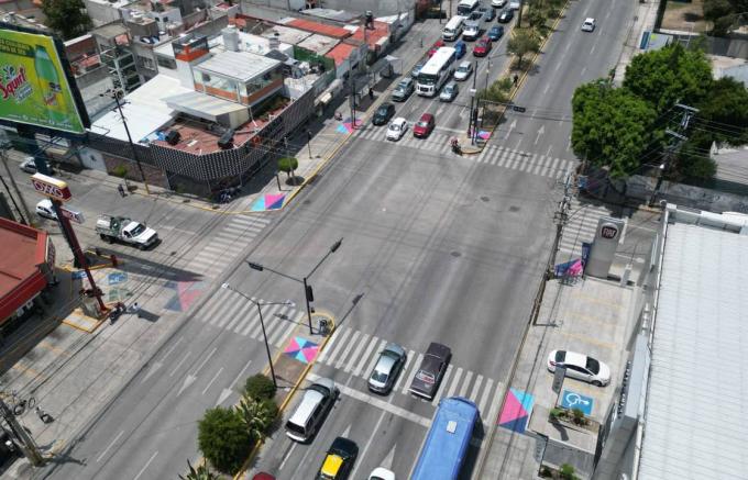 Ayuntamiento de Puebla intervino Calzada Zaragoza y Diagonal Defensores de la República