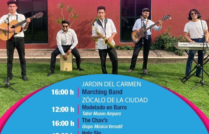 El Centro Histórico de la ciudad de Puebla se llena de música, danza y teatro