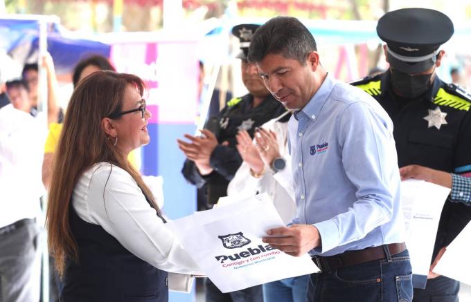 Con más de 19 mil luminarias y certeza jurídica Puebla sigue por Buen Rumbo