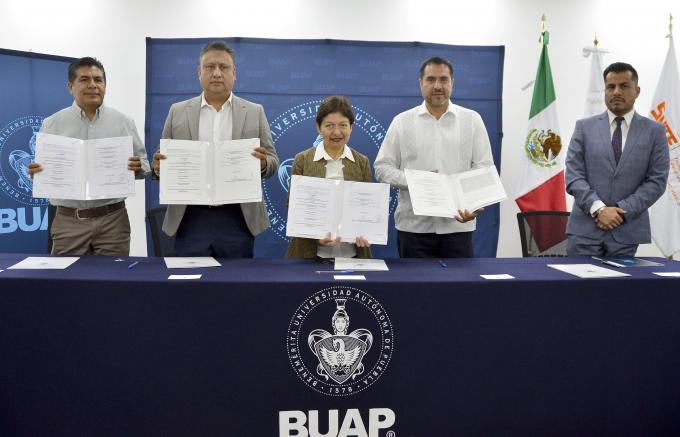 Estrechan lazos de colaboración  la BUAP y sindicatos de Trabajadores del Seguro Social y de la Educación en Puebla
