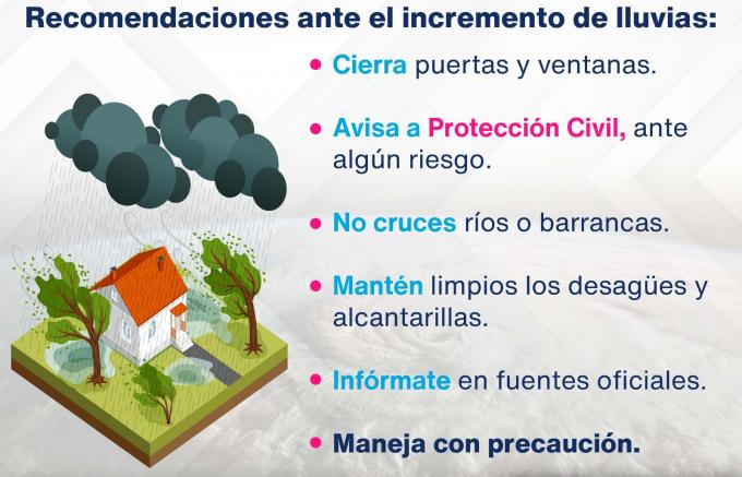 Ayuntamiento de Puebla emite recomendaciones ante temporada de lluvias