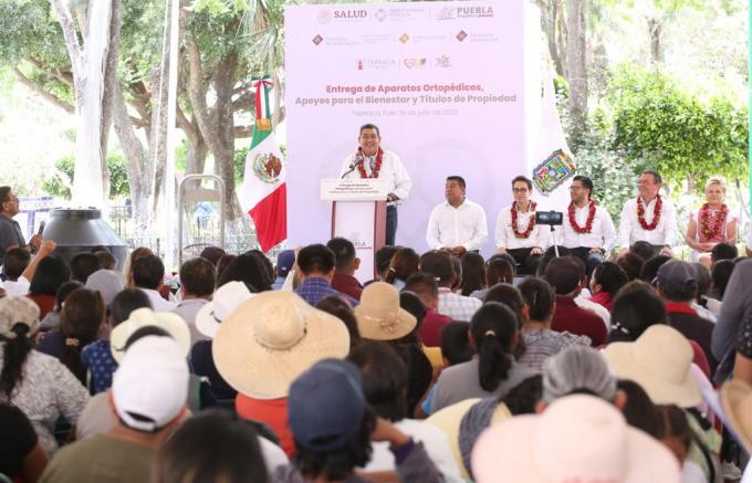 Comprometido Gobierno Estatal con mejorar calidad de vida de poblanos, reafirma Sergio Salomón