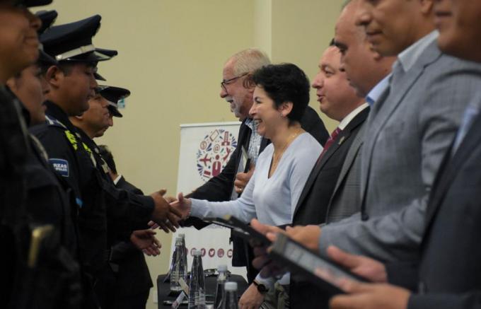 Iniciativa privada reconoce labor de la policía de Puebla capital