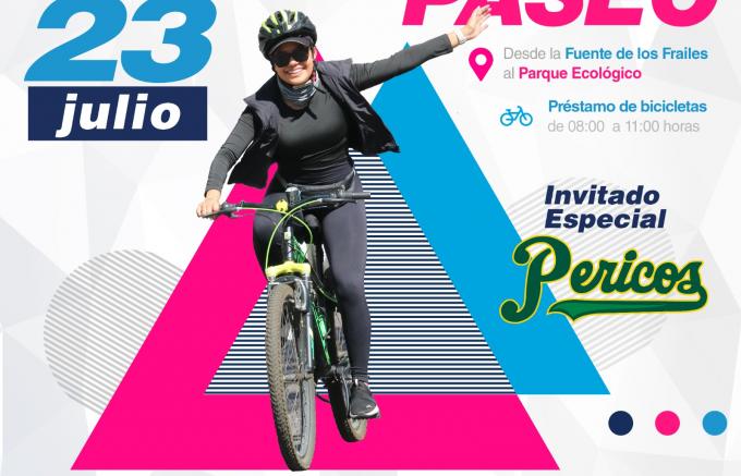 Rodada Verde con el Club Pericos en el Gran Paseo de Puebla