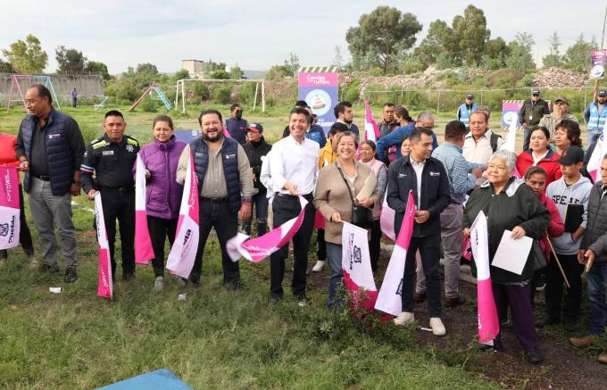 Ayuntamiento de Puebla arranca rehabilitación de cancha El Cobre