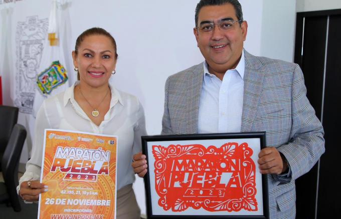 El gobierno de Sergio Salomón posiciona al estado en materia de deporte con el “Maratón Puebla 2023”