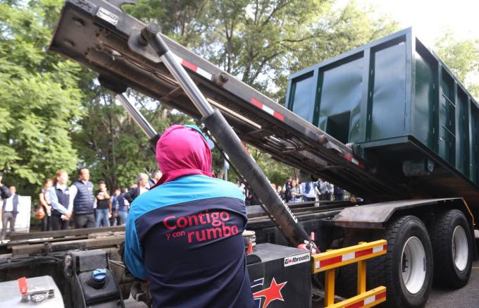 Ayuntamiento de Puebla y PALA concluyen mantenimiento a contenedores soterrados