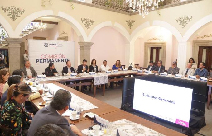 Comisión Permanente refleja trabajo coordinado en beneficio de la ciudadanía poblana