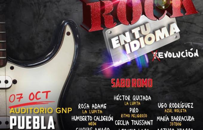 La gira de Rock en tu Idioma se presentará en Puebla.